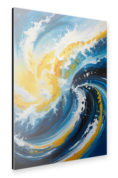 Alu-Dibond "Ozeanischer Wirbelwind" 75x50 cm artboxONE
