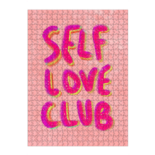 Puzzle Ravensburger "Self love club - handlettering" artboxONE - Typografie,Fashion,Buchstaben
