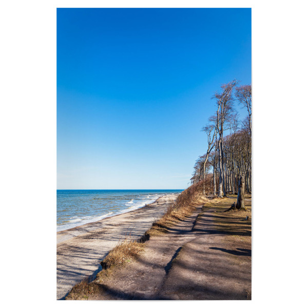 Poster 30x20 cm "Steilküste am Gespensterwald" artboxONE - Natur,Reise,Reise / Strand und Meer