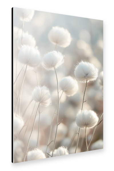 Alu-Dibond "Baumwollfeld in Blüte" 75x50 cm artboxONE