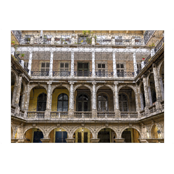 Puzzle Ravensburger "Palerma Art Space Center" artboxONE - Architektur - Budapest,Ungarn,Altstadt,Hinterhof,Innenhof,Palermo art space