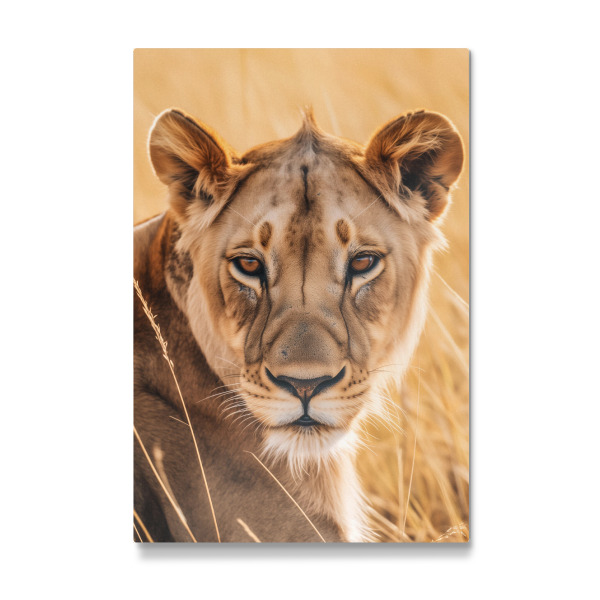 Galerie-Print "Die Löwin Kraftvolle Freiheit" 75x50 cm artboxONE