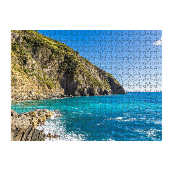 Puzzle Ravensburger "Felsenküste in Italien" artboxONE - Natur,Reise,Reise / Strand und Meer,Reise / Länder
