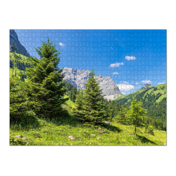 Puzzle Ravensburger "Berge im Rißtal" artboxONE - Natur,Reise,Reise / Länder
