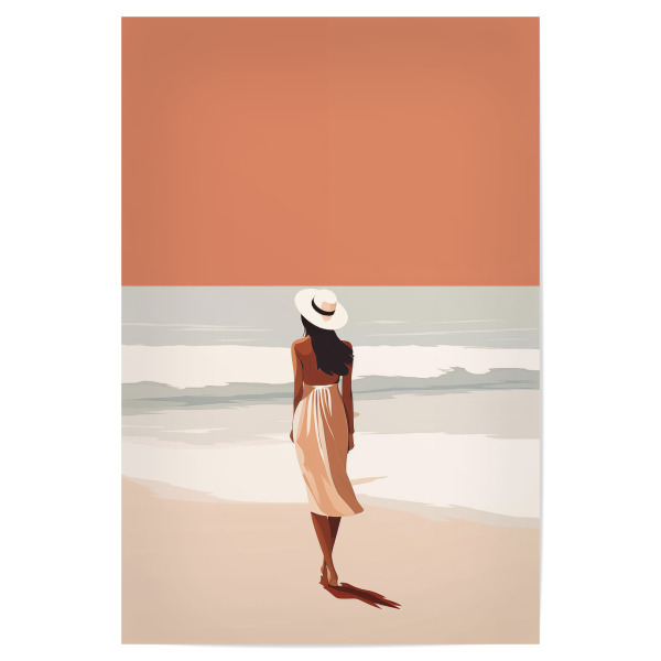 Poster 30x20 cm "Beach Days" artboxONE - Reise,Abstrakt,Reise / Strand und Meer