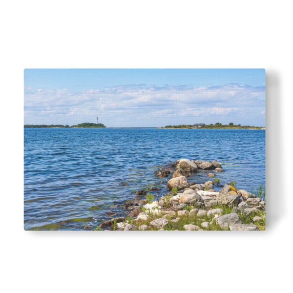 Leinwandbild "Leuchtturm Långe Erik" artboxONE - Natur,Reise,Architektur,Reise / Strand und Meer,Reise / Länder
