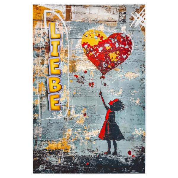 Poster 30x20 cm "Haffnung" artboxONE - Menschen,Streetart,Arcadia