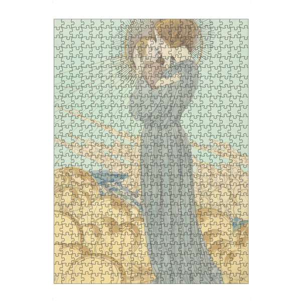 Puzzle Ravensburger "Carlos Schwabe - Jesus Christ" artboxONE - Natur,Menschen - Carlos,Schwabe,Malerei,Gemälde,Kunst,Jesus,Christus,Menschen