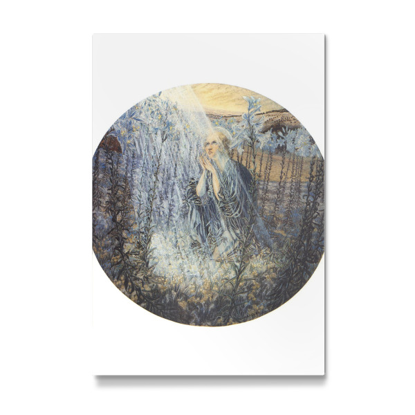 Galerie-Print "Carlos Schwabe - Vierge aux lys" 75x50 cm artboxONE