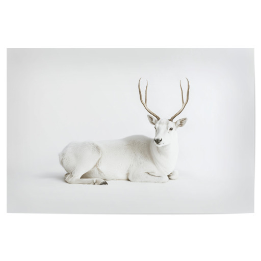 Stilvolles Weißes Reh