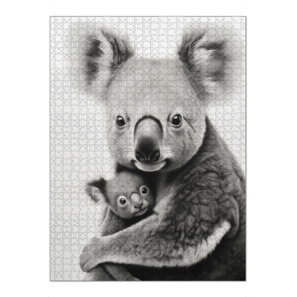 Puzzle Ravensburger "Niedliche Koala Umarmung" artboxONE - Für Kinder,Tiere,Liebe