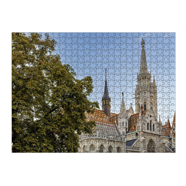 Puzzle Ravensburger "Matthiaskirche der Fischerbastei" artboxONE - Architektur