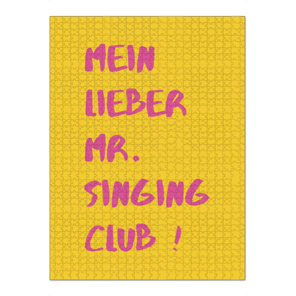 Puzzle Ravensburger "Mein lieber Herr Gesangsverein !" artboxONE - Typografie,Comic,Lustig