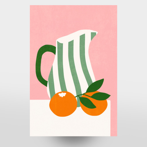 Stripes can love oranges