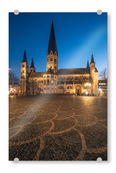Acrylglasbild "Bonn Münsterplatz" artboxONE - Städte,Architektur