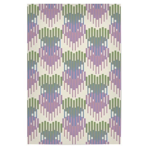 Poster "Streifen der blumigen Liebe" artboxONE - Abstrakt,Geometrie,Liebe