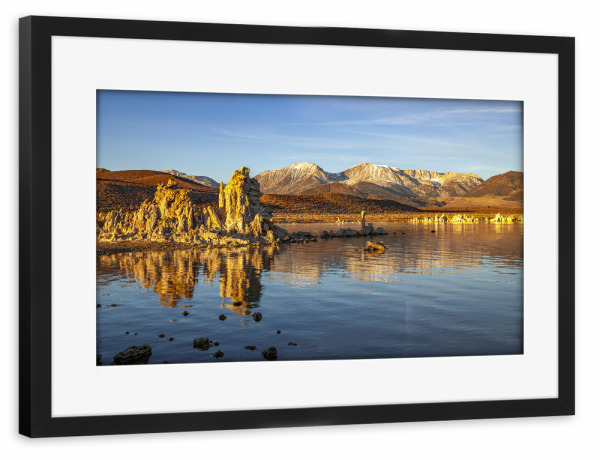 Poster mit Rahmen schwarz "Mono Lake USA" artboxONE - Natur,Reise