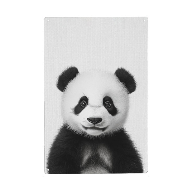 Holzbild "Jiao Niedlicher Panda-Baby" artboxONE - Natur,Für Kinder,Tiere