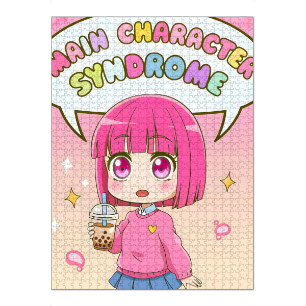 Puzzle Ravensburger "Hauptcharakter -Syndrom" artboxONE - Typografie