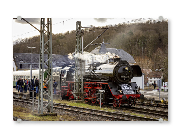 Acrylglasbild "Eine Historische Dampflok" artboxONE - Reise,Automobile - Zug,Eisenbahn,Lok,Dampflok