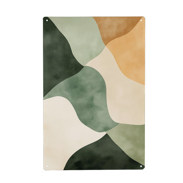 Holzbild "Shapes in color" artboxONE - Abstrakt - Abstrakt,Bunt,Muster,Farben,Geometrie,Formen,Ki