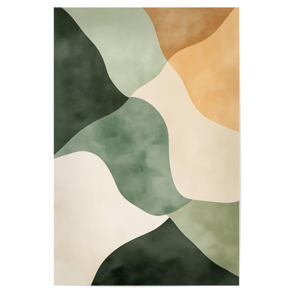 Poster "Shapes in color" artboxONE - Abstrakt - Abstrakt,Bunt,Muster,Farben,Geometrie,Formen,Ki