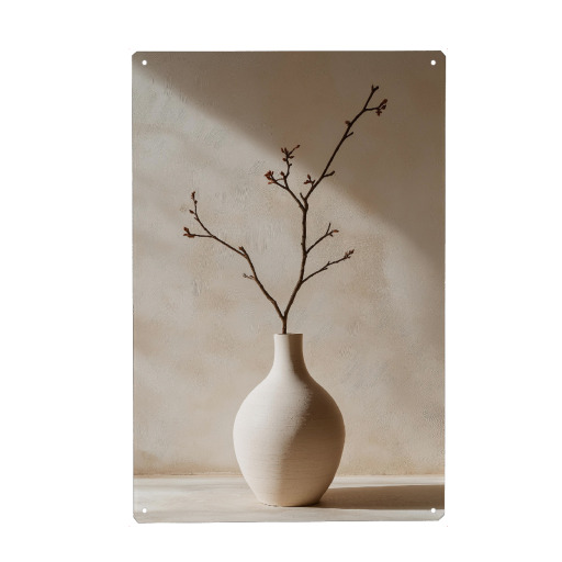 Ceramic Vase with Branch
