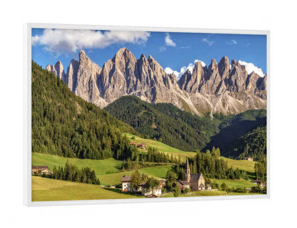 Poster mit weißem Rahmen "Sommer in Südtirol" artboxONE - Natur,Reise / Länder