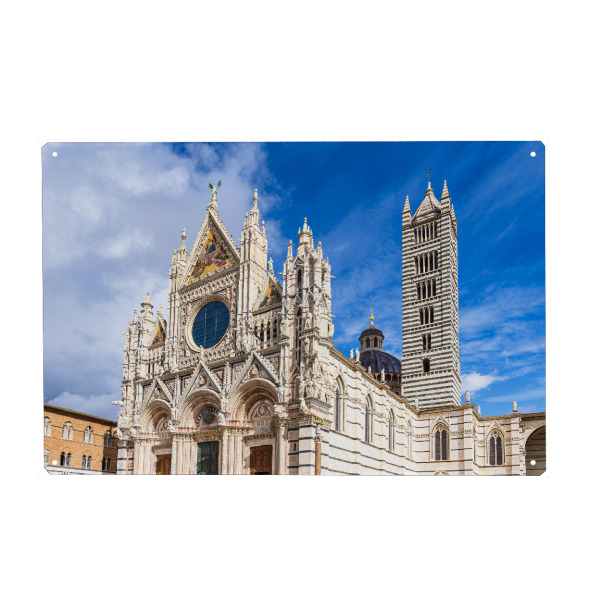 Metall Poster "Siena Kathedrale" artboxONE - Städte,Reise,Architektur,Reise / Länder
