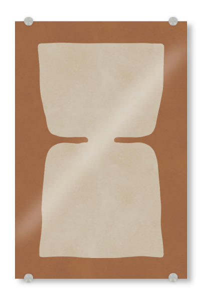 Acrylglasbild "Minimalistische Kurven a" artboxONE - Abstrakt,Geometrie