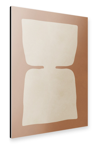 Alu-Dibond "Minimalistische Kurven a" 75x50 cm artboxONE