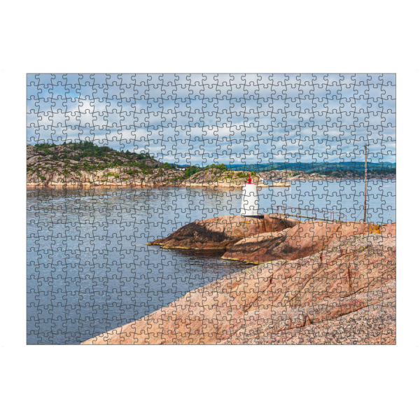 Puzzle Ravensburger "Kapelløyamit Leuchtfeuer" artboxONE - Natur,Reise,Architektur,Reise / Strand und Meer,Reise / Länder