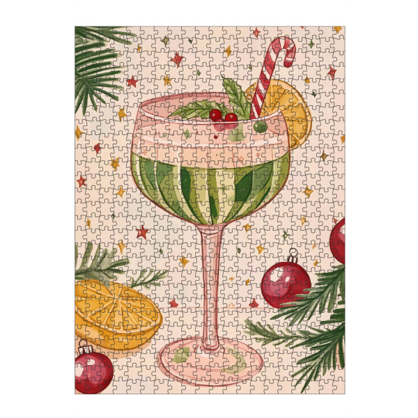 Puzzle Ravensburger "Weihnachtsfest -Cocktailgetränk" artboxONE - Essen & Trinken,Weihnachten,Essen & Trinken / Alkohol,Festivals
