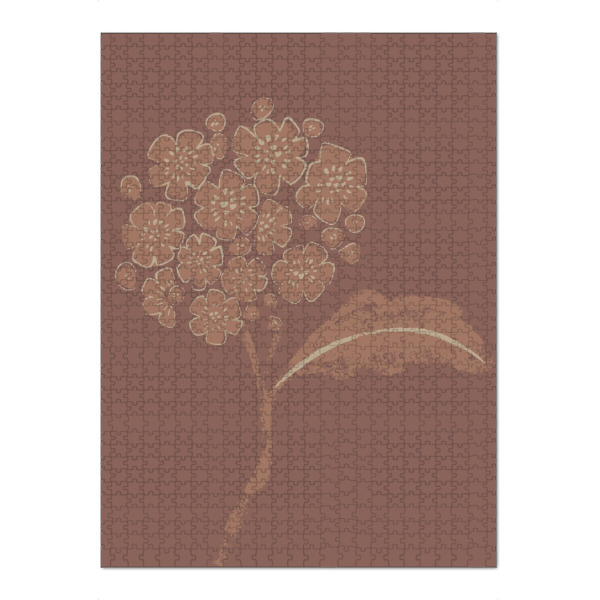 Puzzle Ravensburger "Mocha abstract florals" artboxONE - Natur,Floral,Abstrakt