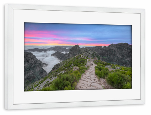 Poster mit Rahmen weiß "Pico do Arieiro Madeira" artboxONE - Natur,Reise,Reise / Länder