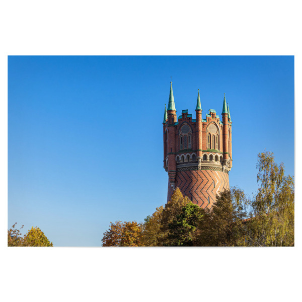 Poster 30x20 cm "Rostocker Wasserturm" artboxONE - Natur,Reise,Architektur