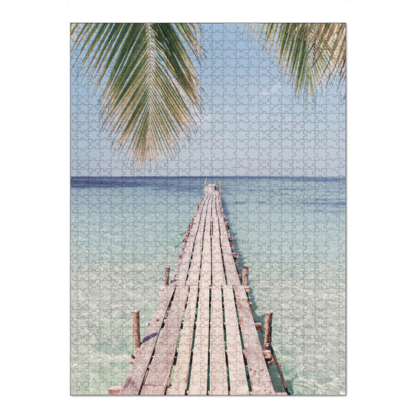 Puzzle Ravensburger "Im Paradies" artboxONE - Reise / Strand und Meer