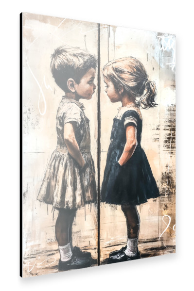 Alu-Dibond "Beste Freundin" 30x20 cm artboxONE