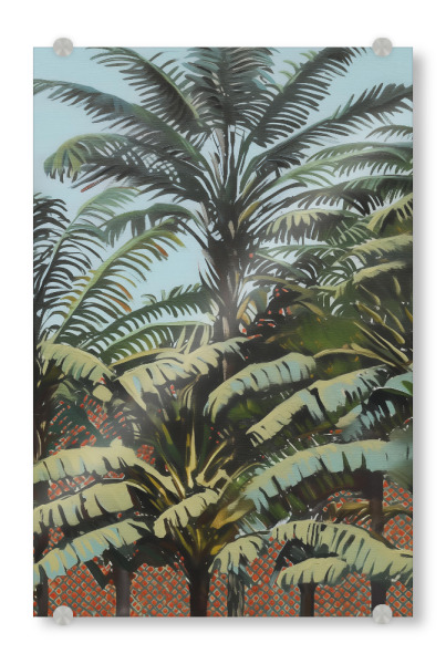 Acrylglasbild "Botanische Palmen Fantasie" artboxONE - Natur,Floral,Abstrakt