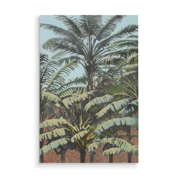 Holzbild "Botanische Palmen Fantasie" artboxONE - Natur,Floral,Abstrakt