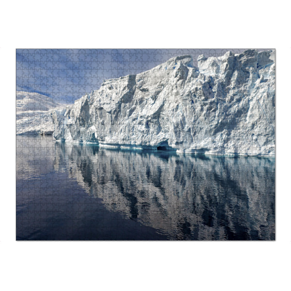 Puzzle Ravensburger "Berge aus Eis" artboxONE - Natur,Reise - Antarktis,Südpol,Eis,Eisberg,Südpolarmeer,Klimaerwärmung,Packeis,Arktis,Gletscher
