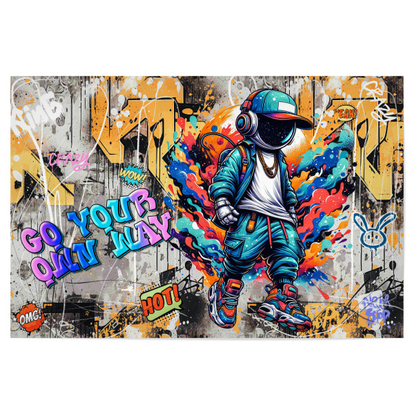 Poster "Geh Deinen Weg" artboxONE - Abstrakt,Streetart,Lustig