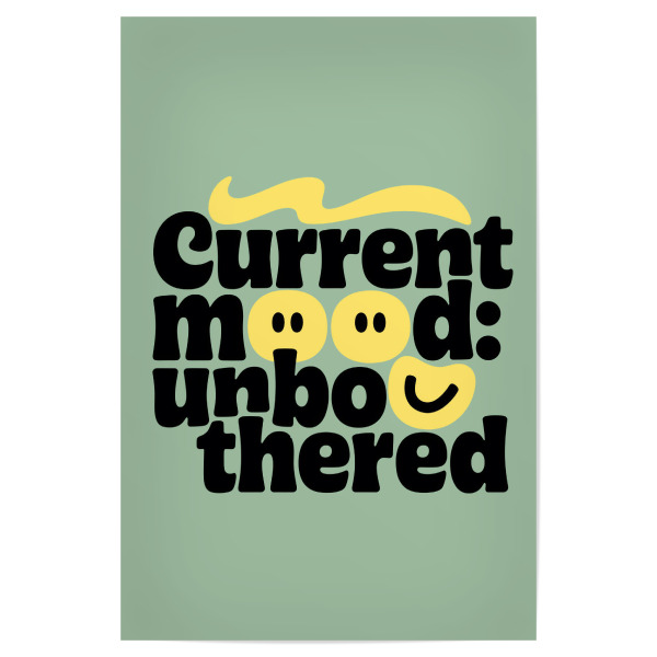 Poster "Bleib ungerecht" artboxONE - Typografie