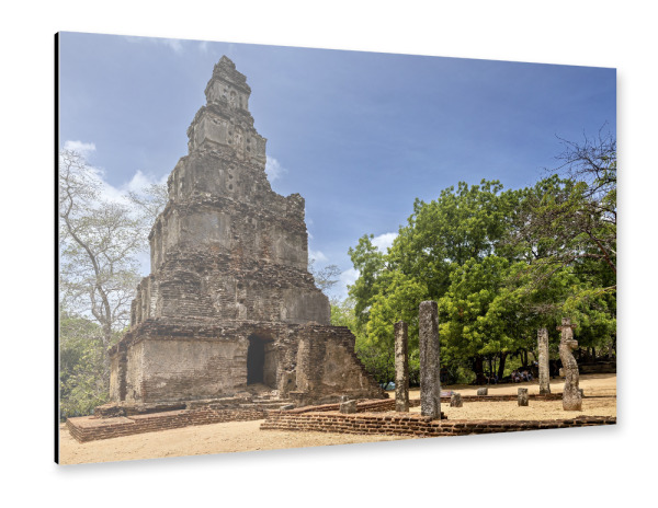 Alu-Dibond "Ruinen von Polonnaruwa" 30x20 cm artboxONE