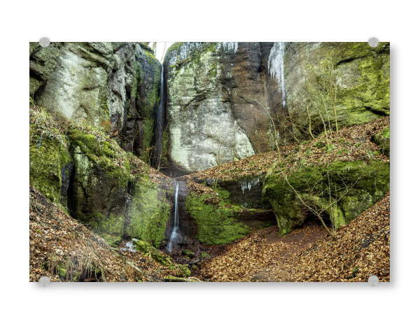 Acrylglasbild "Die Elfengrotte bei Eisenach" artboxONE - Natur - Eisenach,Thüringen,Drachenschlucht,Elfengrotte,Landschaft,Natur,Thüringer wald