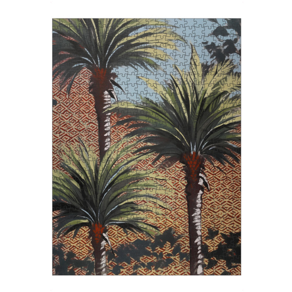 Puzzle Ravensburger "Kreative Palmen Natur" artboxONE - Natur,Floral,Abstrakt