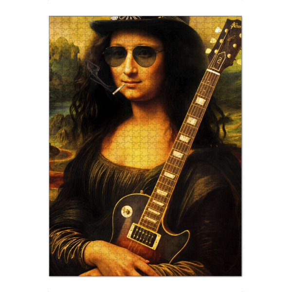 Puzzle Ravensburger "Mona Rock" artboxONE - Comic,Menschen,Lustig
