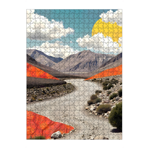 Puzzle Ravensburger "A Day To Remember" artboxONE - Natur - Landschaft,Natur,Reisen,Abenteuer,Collage,Grafik,Skurril,Sommer,Berge,Hügel,Vallery