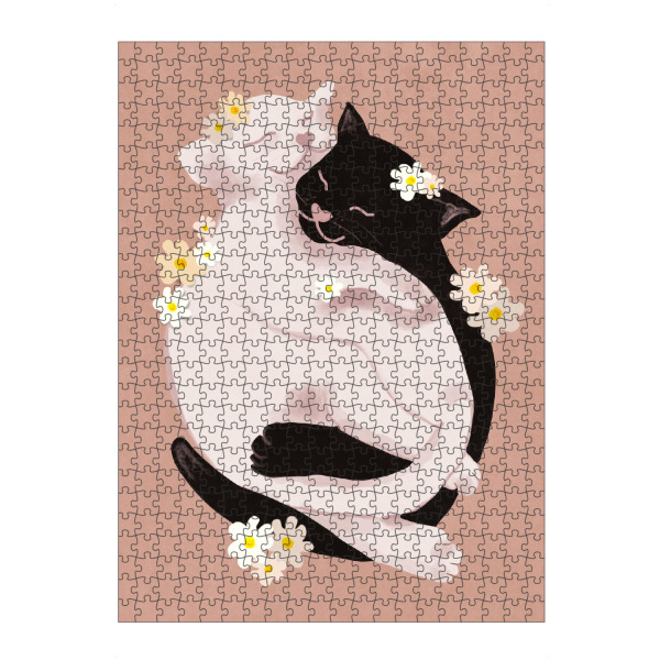 Puzzle Ravensburger "Cuddling Cats" artboxONE - Floral,Für Kinder,Tiere