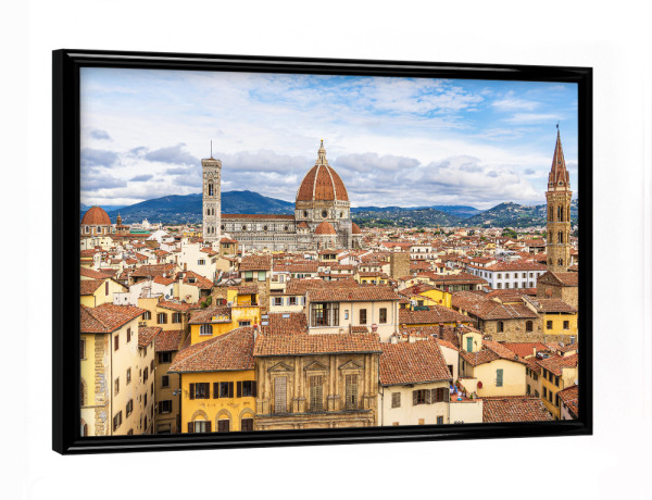 Poster mit schwarzem Rahmen "Altstadt von Florenz" artboxONE - Reise,Architektur,Reise / Länder,Städte / Weitere